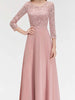 Maxi lace dress pink wedding bridesmaid prom burgundy navy blue burgundy formal JL27DRcps1067-72